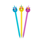 Merangue - Stylo Licorne Beigne - 1.0 mm - Noir-Stylo à bille avec embout en PVC licorne beigne