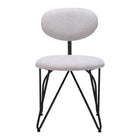 Zuo - Novi Chaise de salle à manger - Gris tourterelle - Ensemble de 2-Tissu confortable et durable