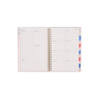 The Happy Planner - Planificateur daté Organized petit format 2026–2027 à double spirale - 7-1/2 po x 6-11/16 po - Palmiers rêveurs-Dimensions : 7-1/2" x 6-11/16"