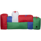 GEMMY - Scène de boîte cadeau de Noël gonflable - 112 cm-Se dégonfle pour un rangement facile