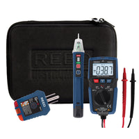 REED - R5099-KIT ensemble de test électrique-Mesure la tension et le courant CA / CC, la résistance, la capacité, la fréquence, la diode et la continuité