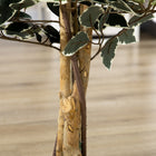 HOMCOM - Arbre artificiel ficus 4,3 pi pour décoration intérieure - vert-Couleur : Vert 