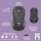 Logitech - MK670 Combo, clavier Wave Keys ergonomique sans fil avec souris sans fil - Graphite-Connexion via Bluetooth ou récepteur Logi Bolt: avec Easy-Switch, basculez de l'ordinateur à la tablette et au téléphone (compatible avec Windows/macOS/iPadOS/ChromeOS)