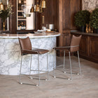 Zuo - Pola Tabouret de comptoir - Brun-Assemblage requis