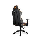 COUGAR - Chaise de jeu inclinable et pivotante Outrider - noir et orange-Accoudoirs réglables à 2 directions