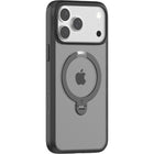 Torras - Coque Ostand Q3 Spin pour iPhone 17 Pro Max - Noir-Protection contre les chutes de 10 pi, prête pour l’aventure. Deux fois plus résistant que les exigences de chute de la norme MIL-STD-810H. Protection au-delà des normes militaires. Technologie d’amortissement des chocs ShockMATMC brevetée. Bordure surélevée autour de l’appareil photo et rebord d’écran.