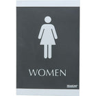 Headline Sign - Affiches « MEN » et « WOMEN », paq. combiné, anglais-6 po x 9 po