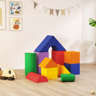 Soozier - Ensemble de 11 blocs de jeu souples pour tout-petits - Couleurs classiques-Conçu pour permettre aux nourrissons et aux tout-petits de grimper, de ramper, d'explorer et de glisser 