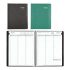Brownline - 2027 agenda hebdomadaire EcoLogix avec reliure à double spirale – 11 po x 8 1/2 po – couleurs assorties-12 mois: janvier 2027 à décembre 2027