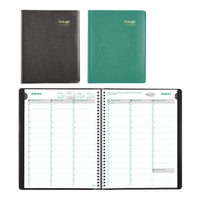 Brownline - 2027 agenda hebdomadaire EcoLogix avec reliure à double spirale – 11 po x 8 1/2 po – couleurs assorties-12 mois: janvier 2027 à décembre 2027