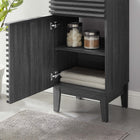 Modway - Render 18" Armoire de toilette de salle de bain (lavabo non inclus) - Charbon de bois-Porte à fermeture douce