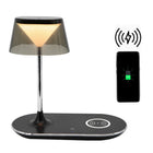 DAC - Lampe de bureau DEL MP-328 avec charge sans fil - noire-Chargeur sans fil Qi intégré pour appareils compatibles