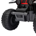 Qaba - Quad ATV 4 roues 6V pour enfants avec phares - noir-Convient aux tout-petits de 18 à 36 mois, avec une limite de poids de 55 lb (25 kg)