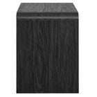 Modway - Toscana 1-Tiroir Table de chevet, Noir-Glissières de plancher sans marquage