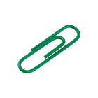 JAM Paper - Trombones standard colourés - taille standard 2 -5 cm - verts - paquet de 100-Taille : 1 pouce (standard/régulier) | Gardez vos piles de papier organisées avec des trombones colourés