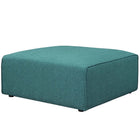 Modway - Mingle Tissu Ottoman - Sarcelle-Ottoman moderne contemporain