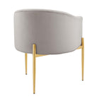 Modway - Savour Touffe Performance Velvet Chaises d’accent Ensemble de 2 - Gris clair-7