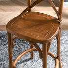 Modway - Gear Tabouret de comptoir - Noyer-Capacité de poids : 330 lbs.