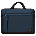 Vangoddy - Adler Sac messager pour ordinateur portable jusqu'à 15,6 po - Bleu marine-Fabriqué en vinyle avec doublure en polyester