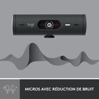 Logitech - Brio 500 Webcam HD avec Expo Auto, Cadrage Auto - Graphite-Mode 'Show' : Presentez votre travail ou d'autres objets sur votre bureau grâce au mode Show, qui vous permet d'incliner la camera Web vers le haut ou vers le bas d'une seule main