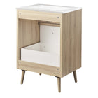 Modway - Maverick 24" Vanette de salle de bain - Chêne blanc-Construction en mélamine et panneaux de particules
