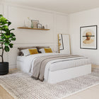 Nexera - Lit double 3 tiroirs, Blanc-6