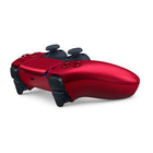 Sony - Manette sans fil DualSense pour PlayStation 5 - Rouge volcanique-Discutez avec vos amis en ligne à l'aide du microphone intégré ou en connectant un casque à la prise jack 3,5 mm