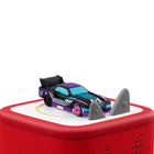 tonies - Hot Wheels figurine Tonie - Français-Liste des titres (en français) : 1. Générique 2. Les pilotes de Hot Wheels 3. La voiture hantée 4. Restauration rapide... très rapide 5. L'attaque de la pieuvre 6. Attaque de cobra 7. Un dino au garage Durée totale : env. 60 minutes