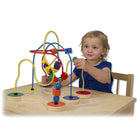 Labyrinthe de perles classique Melissa & Doug -3 pistes de fil de fer aux couleurs vives