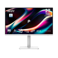 MSI - Moniteur Pro MAX 271PHW E14 27" FHD IPS 144 Hz USB-C avec alimentation 65 W pour la maison et le bureau-Confort absolu, couleurs fidèles. La technologie MSI EyesErgo+ et son filtre polarisant circulaire imitent la lumière naturelle pour réduire la fatigue oculaire. Protégez vos yeux sans compromettre la précision des couleurs : un confort optimal tout au long de la journée.