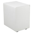 Flash Furniture Classeur ergonomique à verrouillage mobile à 3 tiroir suspendu pour dossiers juridiques et lettres, blanc-Le porte-crayons peut contenir des ustensiles d'écriture et de petites fournitures de bureau