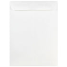 JAM Paper Enveloppes à ouverture au sommet et rabat droit gommé, 9 x 12 po, blanches, 100 par paquet-Taille : 9 x 12 po