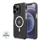 AXS - PROShield Plus etui transparent compatible avec MagSafe teste contre les chutes pour Apple iPhone 13 Pro Max, Noir-Fabrique avec un revêtement anti-UV et anti-jaunissement