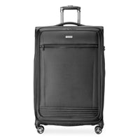 Ricardo Beverly Hills - Avalon Grande Valise de 28" - Noir-Tissu extérieur et doublure intérieure 100 % rPET — Fabriqués à partir de bouteilles de plastique recyclées afin de contribuer à réduire les déchets environnementaux.