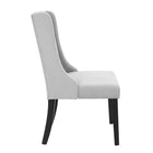 Modway - Renew Parsons Performance Velvet Fauteuils d’accompagnement à manger Ensemble de 2 - Gris clair-Rembourrage en mousse dense