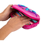 ZIPIT - Étui à crayons sensoriel, trousse organisatrice grande capacité, rose-8