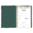 Blueline - Agenda Hebdomadaire/Mensuel - 8 po H x 5 po l - Motif Verdant - Anglais-Comprend des calendriers de référence