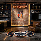 Connor McDavid Edmonton Oilers Goal Celebration Close-Up sur toile - Toile encadree - 22" x 31"-Dimensions finales: 22.5x31.5