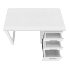 Monarch Specialties - 7690 Bureau 48 po L - Blanc Orientation Gauche Ou Droite-9