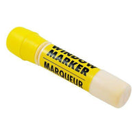 JAM Paper - Team Spirit Marqueurs de fenêtre – Encre lavable pour fenêtres de voiture/maison – Jaune-Marqueur de fenêtre jaune