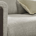 Modway - Hawken Tissu Boucle Fauteuil d’accent - Espresso sur parchemin-Mousse de soutien et soutien sinueux des ressorts