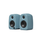 Kanto - Haut-parleurs de bureau alimentés avec USB-C, RCA, Bluetooth 5.3 et sortie casque - Bleuet, Paquet de 2-Réponse de fréquence 80 Hz - 22 kHz