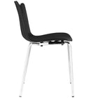 Modway - Flare Restauration Fauteuil d’appoint - Noir-Socle en acier inoxydable
