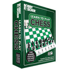Wood Expressions - Jeu d'échecs pour apprendre à jouer - Ensemble de 42-échiquier : Les images sur le plateau montrent la bonne disposition des pièces d'échecs et les mouvements autorisés des pièces d'échecs en rang et en file. Notation algébrique pour l'enseignement. Le carton plié en quatre se plie pour un rangement facile du jeu de société