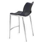 Zuo - Ace Tabouret de comptoir - Noir/Silver - Ensemble de 2-6
