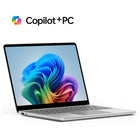 Microsoft - Surface Laptop Copilot+ PC 13 po Laptop - Snapdragon X Plus - 256 Go SSD - 16 Go RAM - Platine - Anglais-Copilot+ PC – Les Surface Laptop les plus rapides et les plus intelligents à ce jour