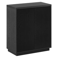 Hudson&Canal - Meuble d'appoint Alston 28 po de largeur - Grain noir-Design transitionnel moderne pour votre bureau à domicile, votre chambre ou vos espaces de vie