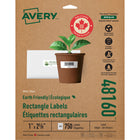 Avery 48160 Étiquettes d'adresse écologiques Easy Peel, blanches, laser/jet d'encre, 2-5/8" x 1", 750/pqt-La caractéristique Bord-éclair permet de peler rapidement et facilement les étiquettes. Vous n'avez qu'à plier la feuille pour exposer le bord des étiquettes.