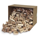 Creativity Street - Tournages de bois naturel – Formes et tailles assorties – 18 lb-Comprend 18 lb de pièces assorties