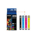 Epson - T410 Cartouche d'encre - Capacités mixtes -  Emballage mixte – Noir et couleurs-Photos brillantes autant sur papier ordinaire que sur papier glacé